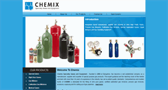 Desktop Screenshot of chemixgases.co.in